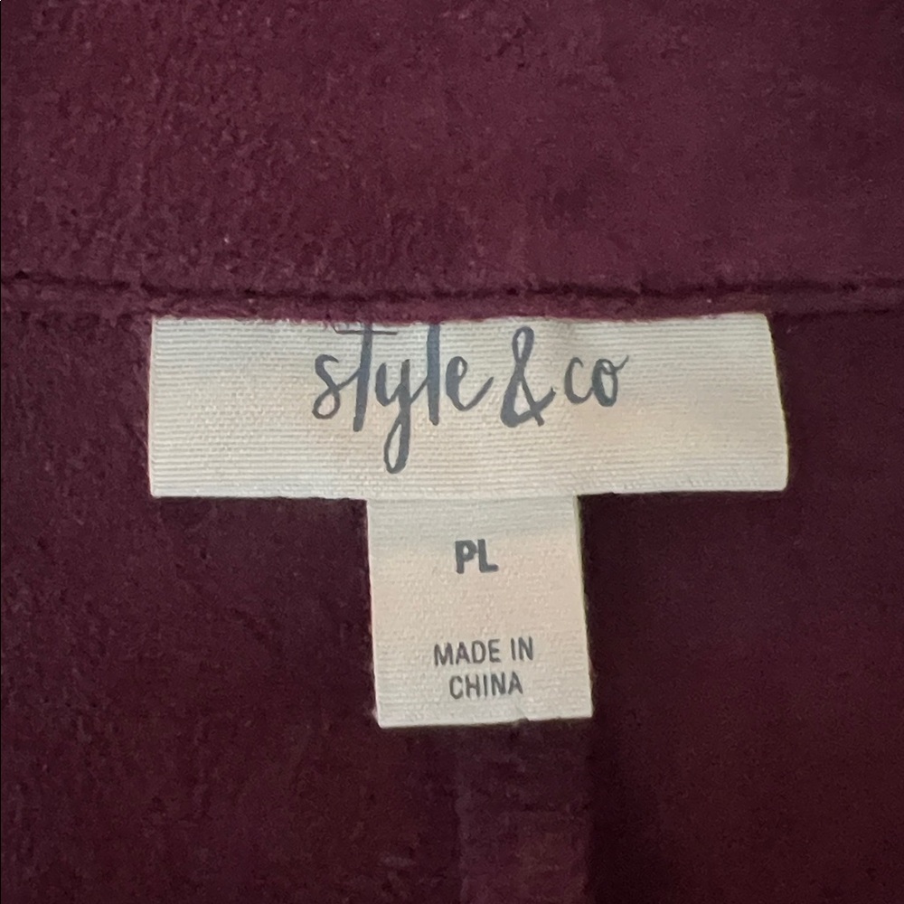 Faux suede jacket - Picture 3 of 6